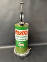 A Castrol two-stroke self-mixing dispenser.