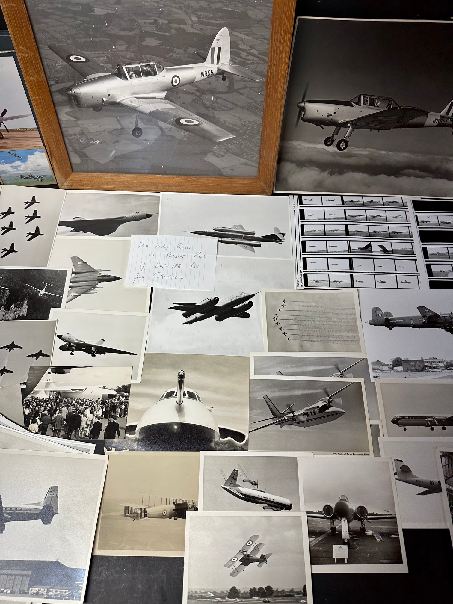 A large collection of aviation photographs including Royal Air Force, BAC 188 etc. - Image 4 of 5