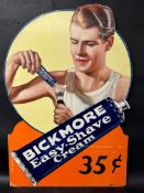 A large Bickmore Easy-Shave Cream American showcard, 21 x 31