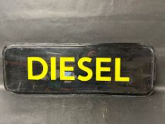 A large plastic Diesel sign, 42 x 14 1/2".