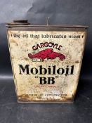 A Gargoyle Mobiloil ''BB'' (Heavy Body) Vacuum Motor Oil Co. Ltd. oil can.