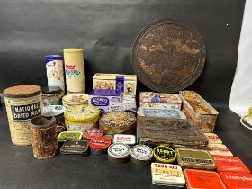 A selection of assorted tins to include Royal Navy, Ascot Gold Cut, Caledonia Oat Cakes etc.