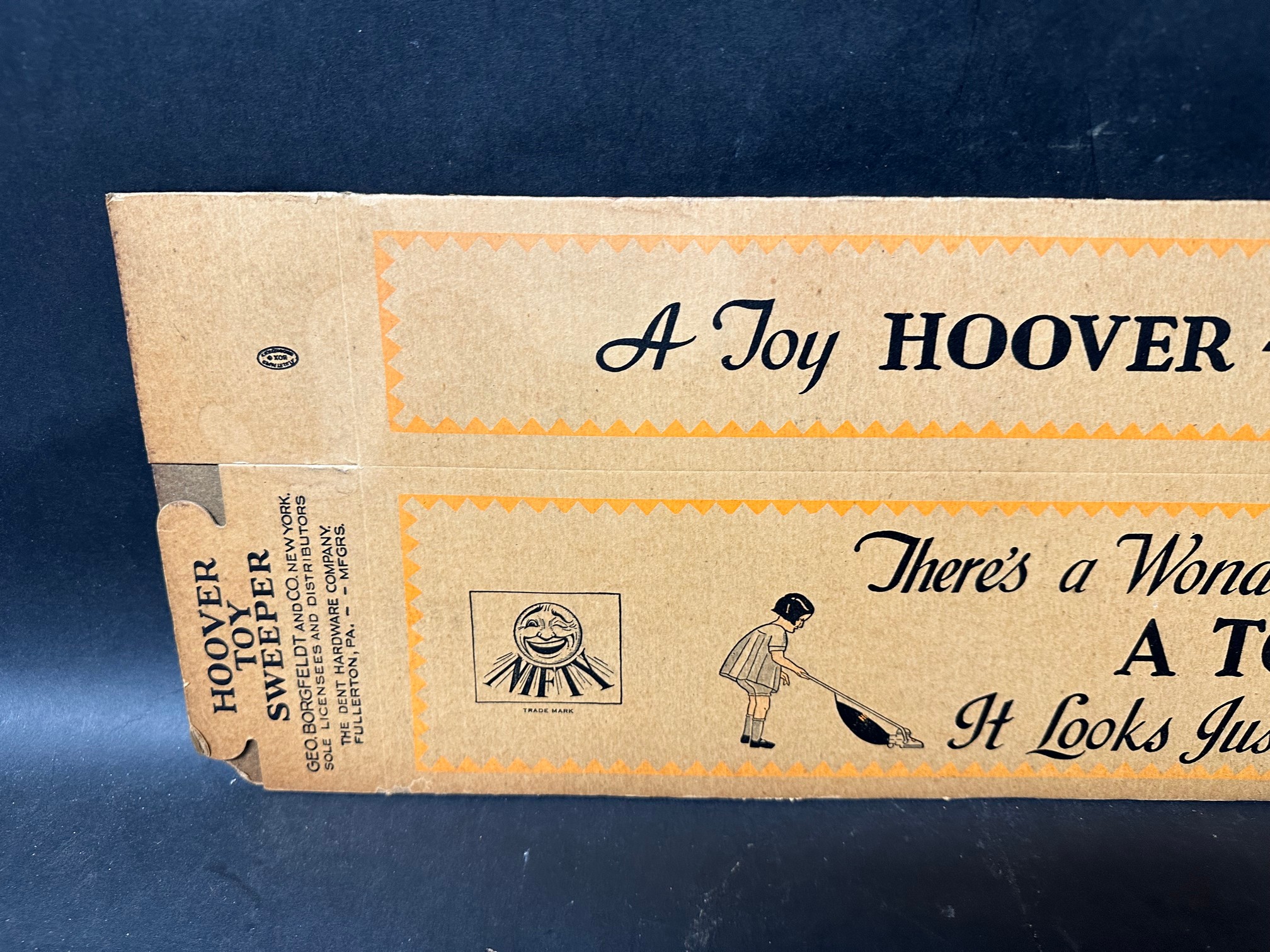 A 1920s/1930s box for a toy hoover 'Hoover Toy Sweeper', with superb illustrations of a girl pushing - Image 7 of 7
