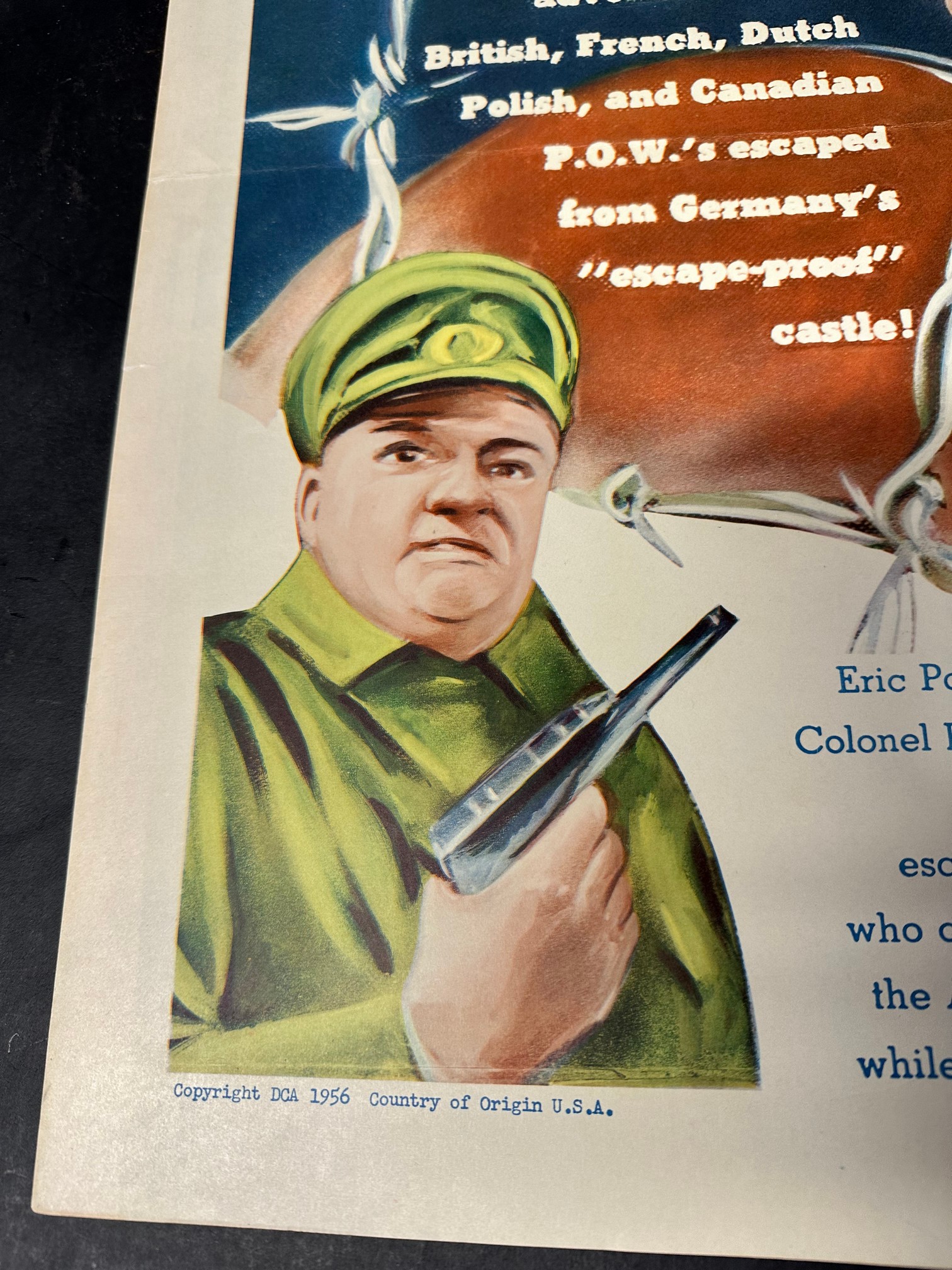 An original 1956 USA film poster for The Colditz Story starring John Mills, Eric Portman, - Image 3 of 8