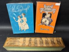 Three hosiery, corsetry, undergarment boxes for Lady Endicott (1920s/30s), Ferris Corset (late