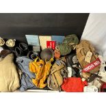 A large selection of aaviation/RAF related clothing and equipment.