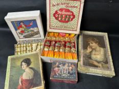 A selection of crackers including Neilson's Dicky Bird Crackers, Pullwell etc.