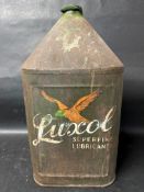 A Falcon Oil Company Ltd. Luxol Superfine Lubricants five gallon can.