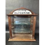 A Lever's Pure Double Distilled Glycerine double sided counter-top display cabinet, By Appointment