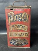 A Price's Motor Lubricants one gallon can.