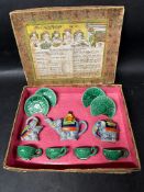 A child's toy tea set ''The Little Hostess'' in original box, made in Japan for the American