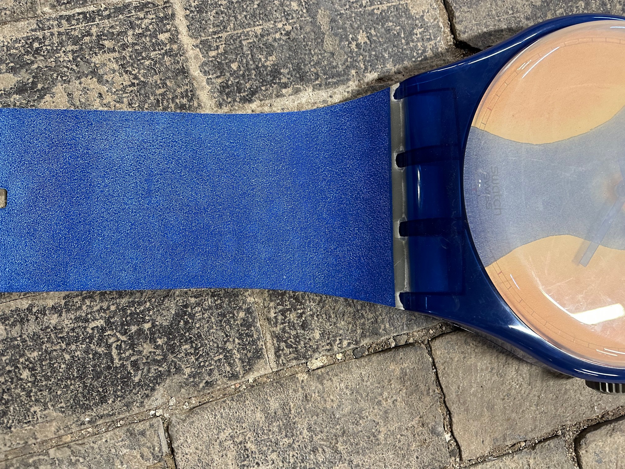 An oversized Swatch Watch issued for shop display, approx 83 ¼” long. - Image 6 of 6