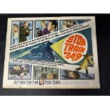 An original 1964 USA film poster for Stop Train 349 starring Jose Ferrer, Sean Flynn, Nicole Courcel