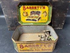 A Bassett's Original Liquorice All Sorts sweetie tin, 9 x 6".