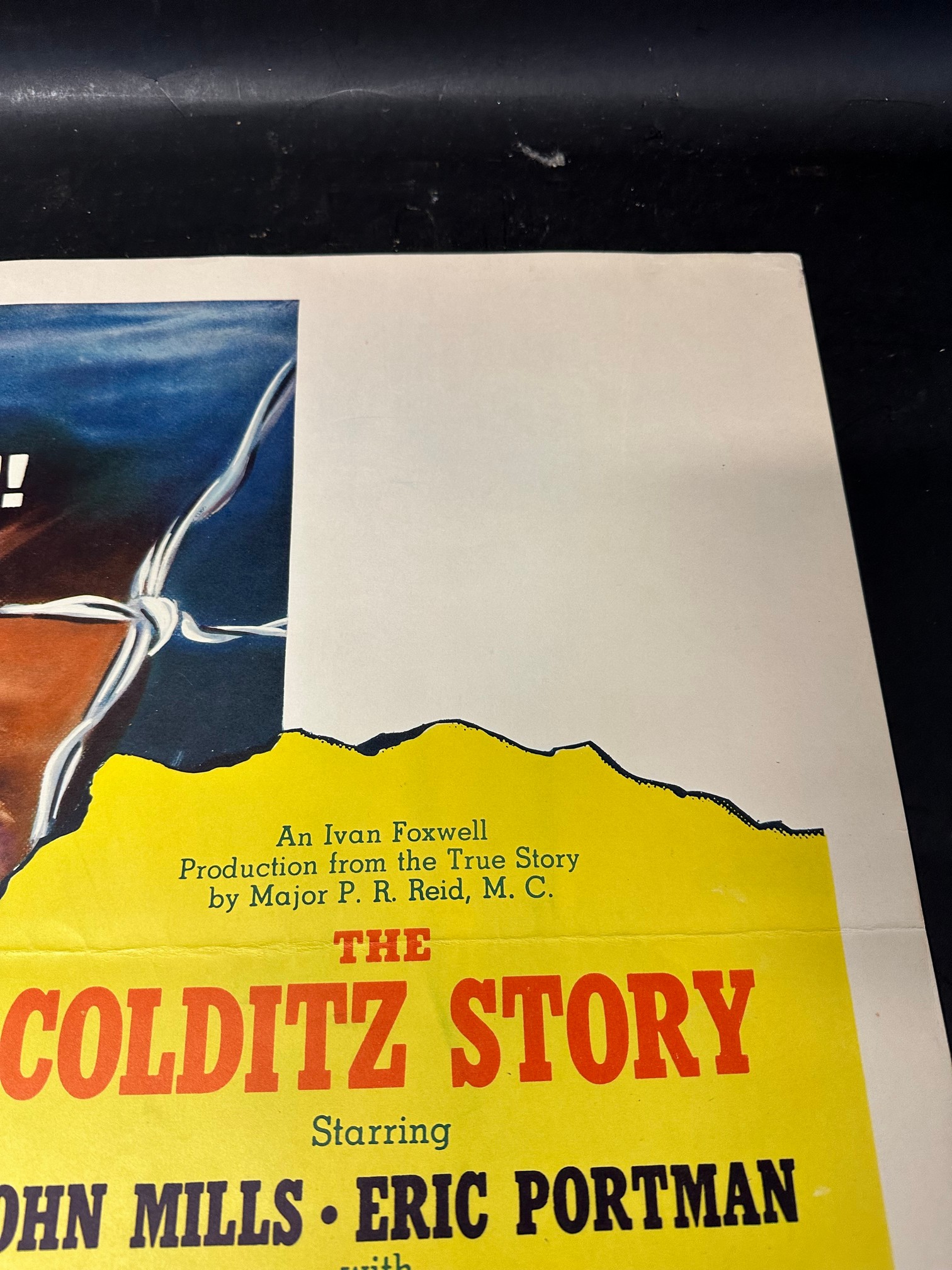 An original 1956 USA film poster for The Colditz Story starring John Mills, Eric Portman, - Image 6 of 8