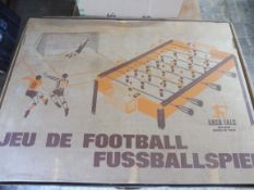 An Italian Table football boxed circa 1970s, unused.