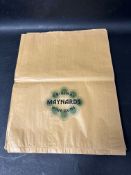Paper bags advertising Maynards Original Wine Gums (approx. 19), 19 1/2 x 14