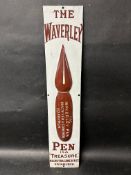 A Macniven & Cameron Ltd. Waverley Pen enamel advertising sign 'The Waverley Pen is a 
