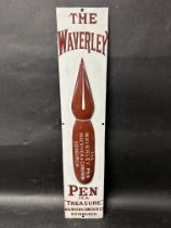 A Macniven & Cameron Ltd. Waverley Pen enamel advertising sign 'The Waverley Pen is a "Treasure"',