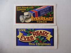 Two good quality pictorial advertisements for Ever Ready, each approx. 24 x 13".