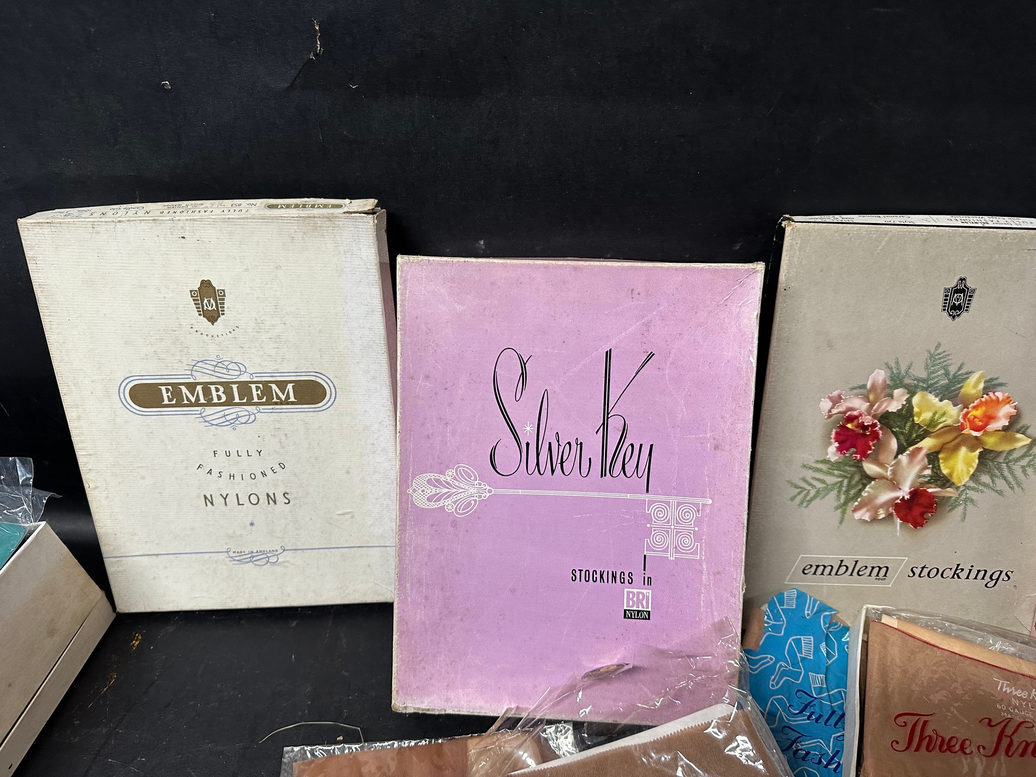 A selection of sewing patterns, nylons/stockings in original packaging, Sylko packaging etc. - Image 4 of 10