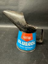 A Smiths Bluecol Anti-Freeze pint oil pourer.