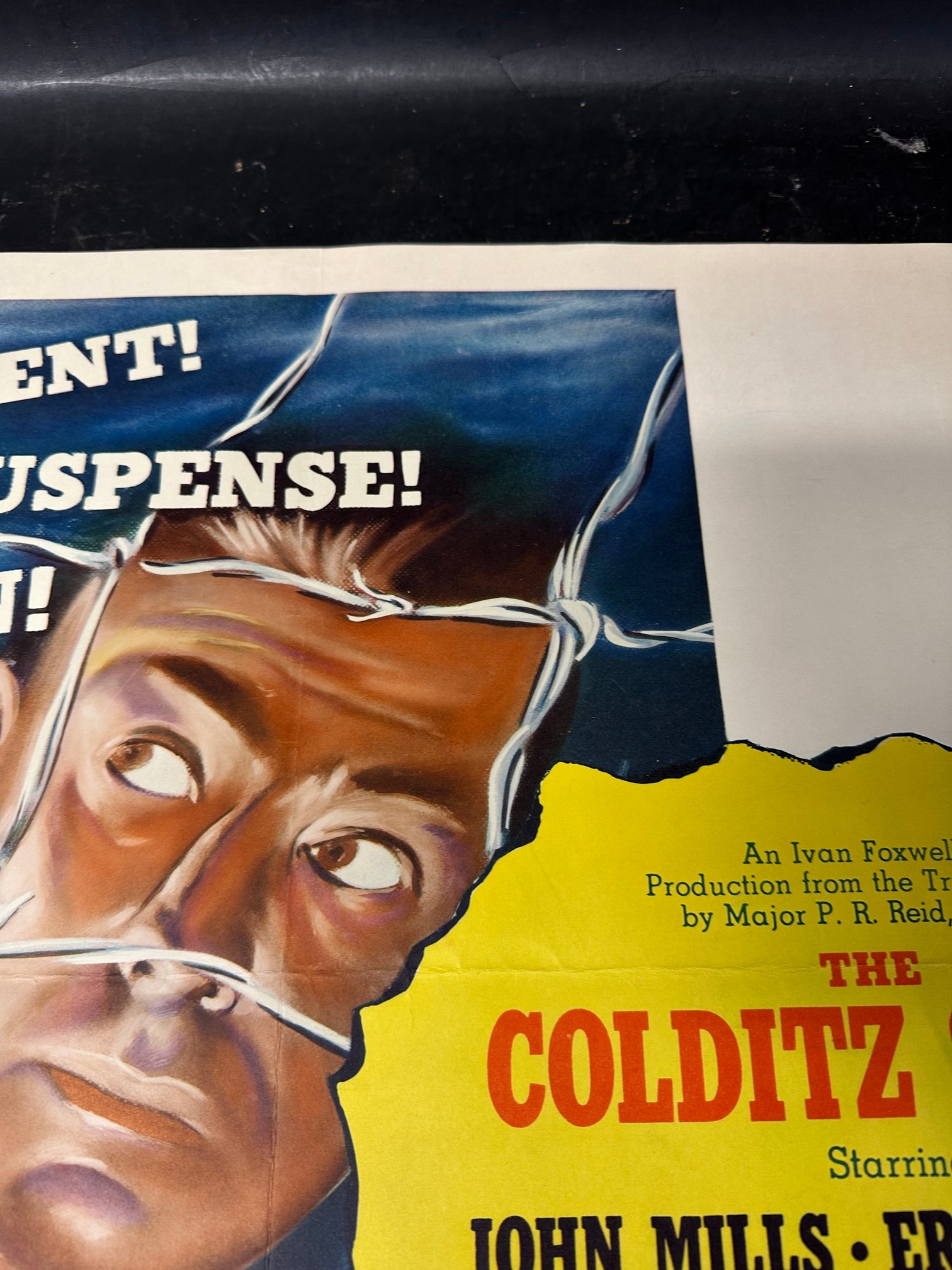 An original 1956 USA film poster for The Colditz Story starring John Mills, Eric Portman, - Image 5 of 8