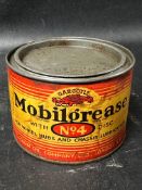 A Gargoyle Mobilgrease with No.4 disc 1lb tin.