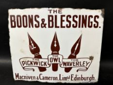 A Boons & Blessings 'The Pickwick, The Owl, The Waverley', Macniven & Cameron. Lim'td Edinburgh