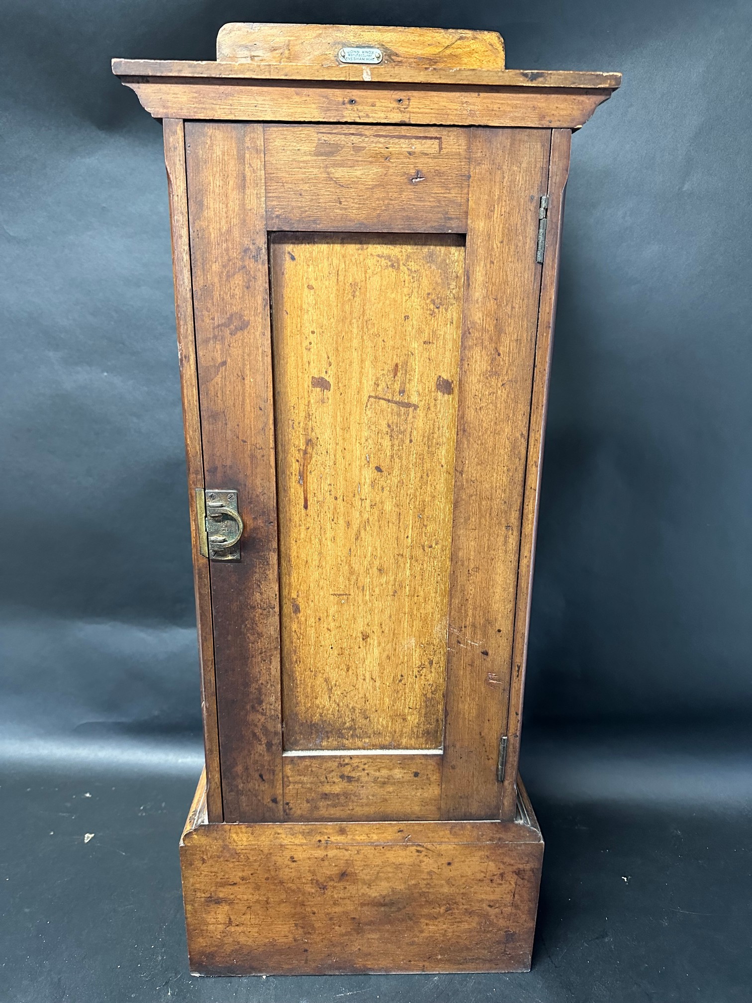 An Allen & Hanburys' Jujubes & Pastilles display cabinet with glass pediment and etched Voice, - Image 8 of 10