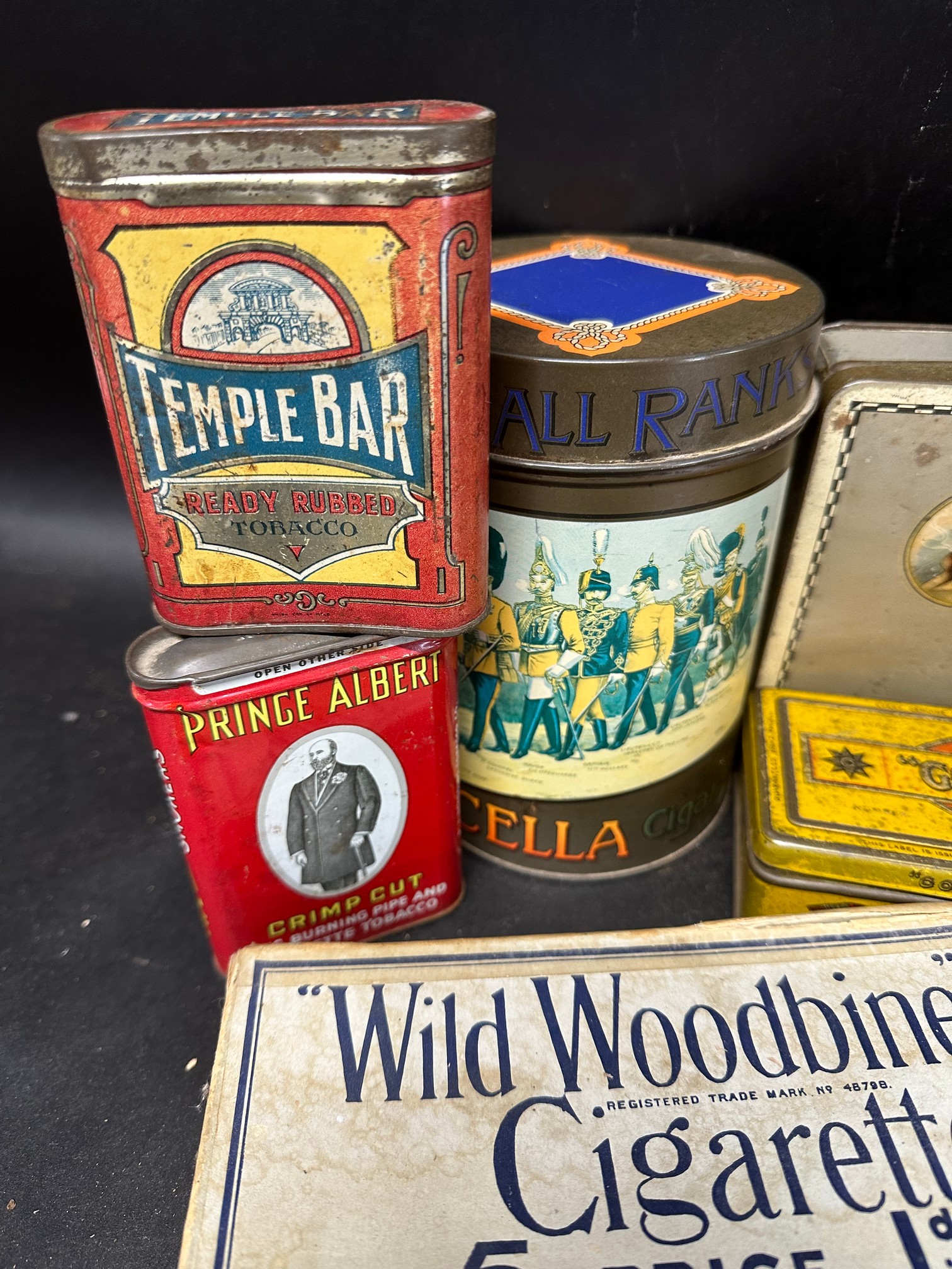 A selection of tobacco tins, packets, advertising etc. inc. Wills, Player's Navy Cut, Army Club, - Image 5 of 11