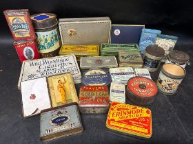 A selection of tobacco tins, packets, advertising etc. inc. Wills, Player's Navy Cut, Army Club,