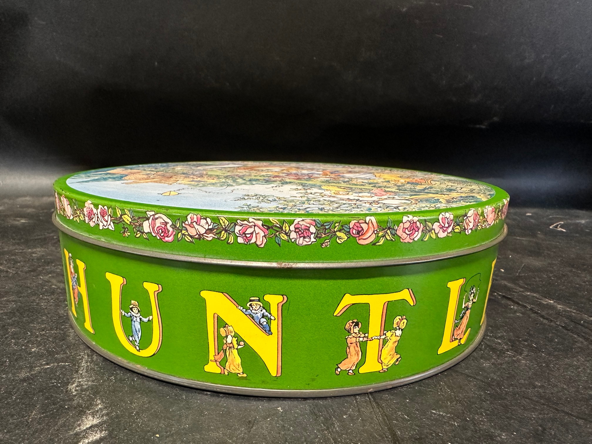 A 1980 collectable Huntley & Palmers X-rated "rude tin". Freelance artist Mick Hill added a - Image 5 of 5