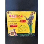 A rare Raleigh Industries Ltd. Nottingham price indicator showcard 'a fully guaranteed Quality