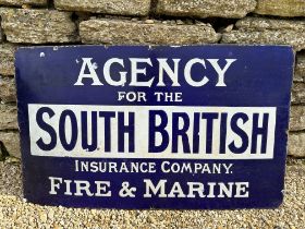 An Agency for the South British Insurance Company Fire & Marine, 30 x 18".