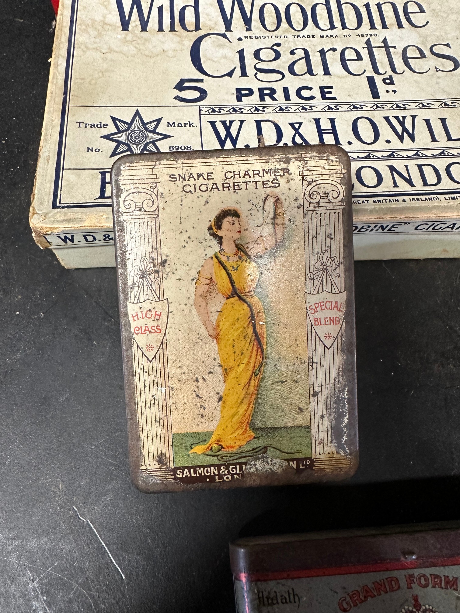 A selection of tobacco tins, packets, advertising etc. inc. Wills, Player's Navy Cut, Army Club, - Image 3 of 11