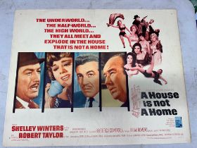 An original 1964 Embassy Pictures USA film poster for A House is not A Home starring Shelley Winters