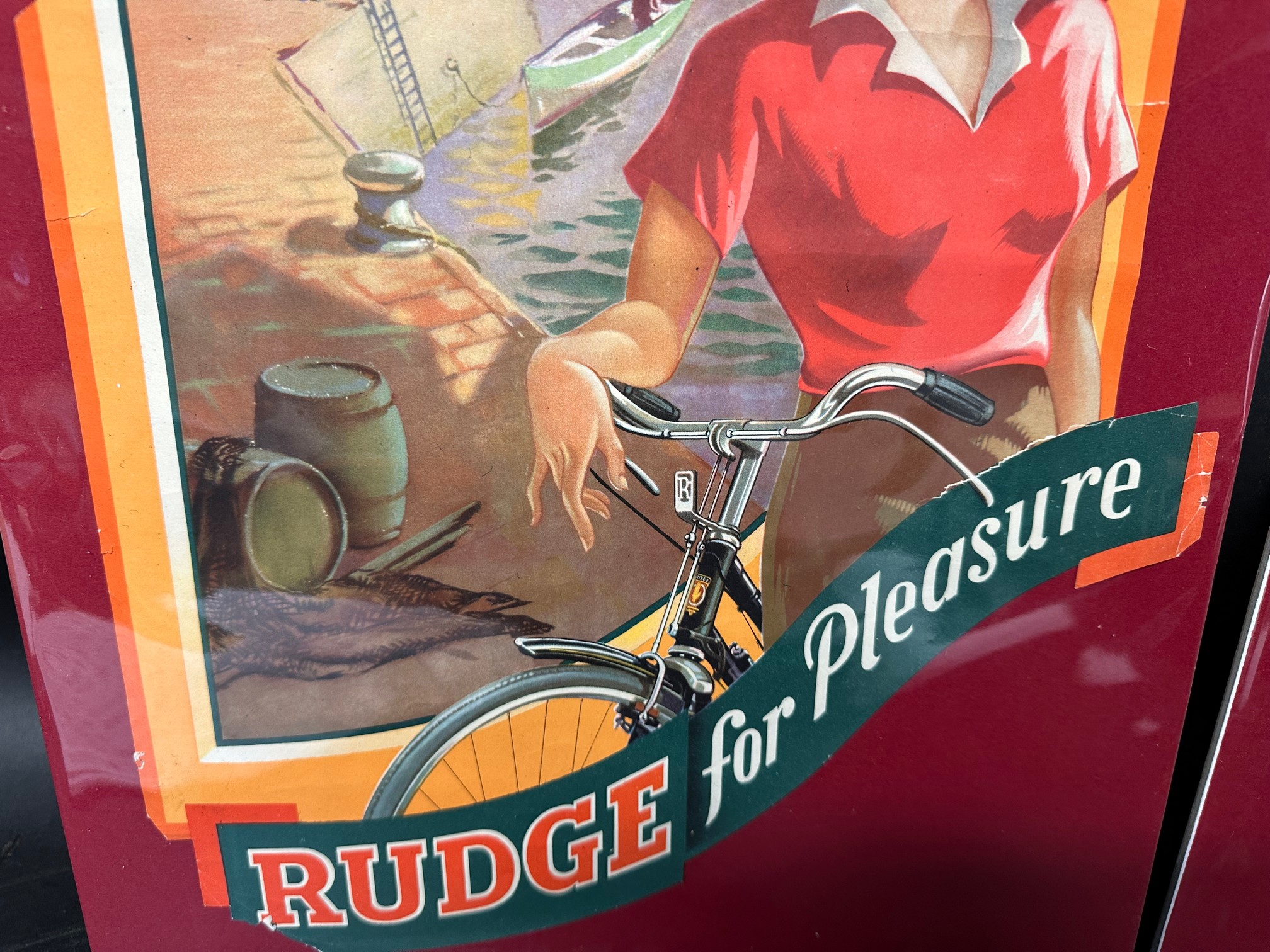 A pair of advertisements for Rudge Bicycles (held loose within film against board for protection), - Image 6 of 9