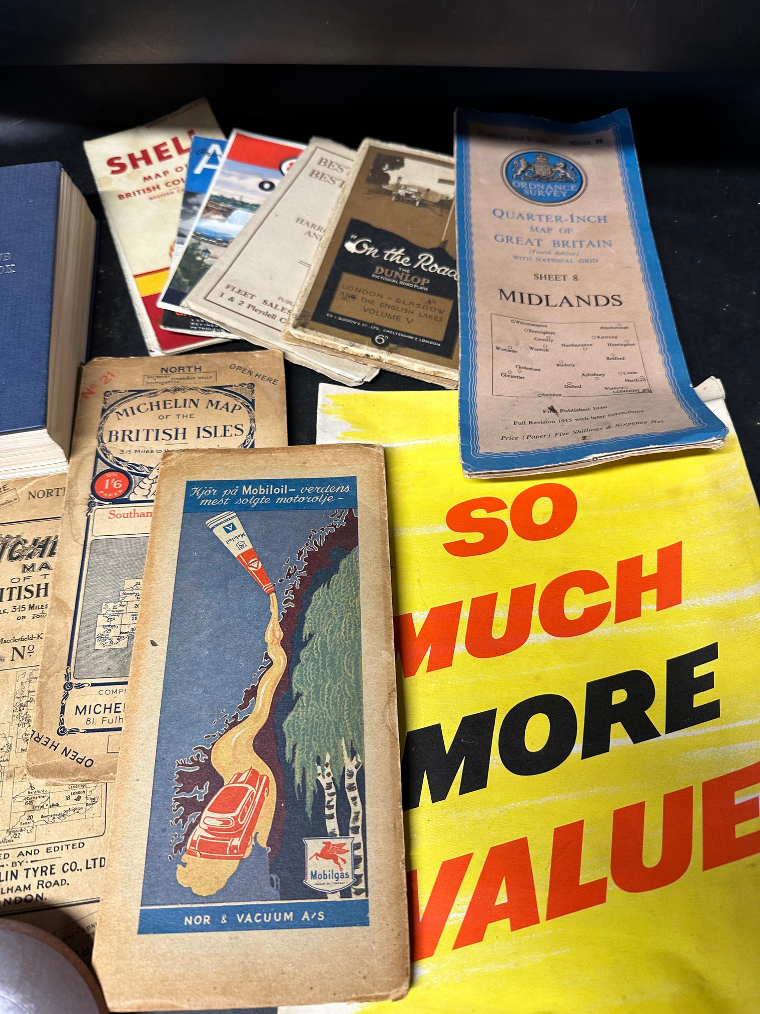 Two editions of The Dunlop Book, a 1958 RAC Guide and Handbook, a Lucas parts hanging chart, various - Image 3 of 6