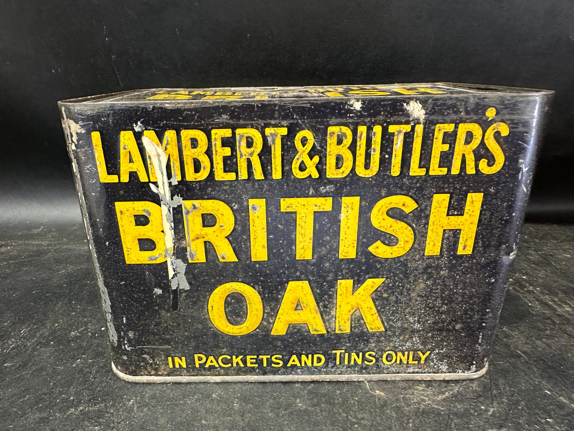 A Lambert & Butler's British Oak in packets and tins only counter box for "British Oak Shag", issued - Image 3 of 8