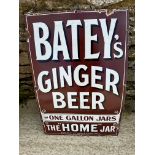 A Batey's Ginger Beer The "Home" Jar in one gallon jars 'entered at Stationers Hall' enamel