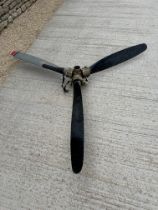 A three bladed propeller.