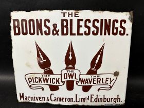 A Boons & Blessings 'The Pickwick, The Owl, The Waverley', Macniven & Cameron. Lim'td Edinburgh
