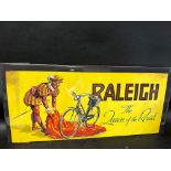 A Raleigh 'The Queen of the Road' poster (held loose within film against board for protection), 31