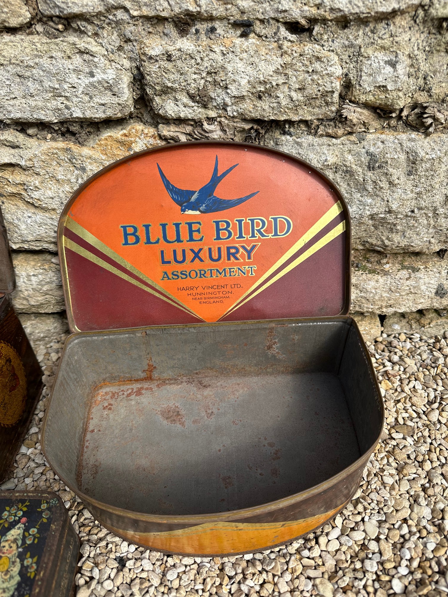 Four toffee tins: Blue Bird, Hall's "State" Toffee, Thorne's Assorted Toffee and Sharp's. - Image 3 of 7