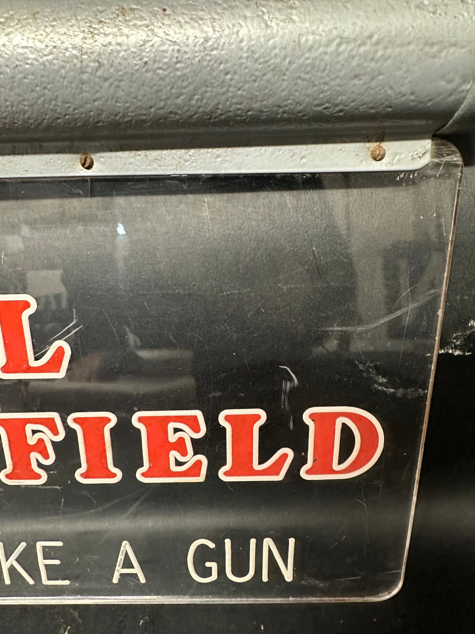 A Royal Enfield 'Made like a gun' light up sign, 15 1/2 x 11". - Bild 5 aus 5