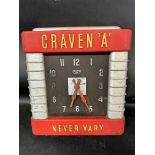 A Craven 'A' Never Vary Smith Sectric wall clock, 12 3/4 x 14 1/2".