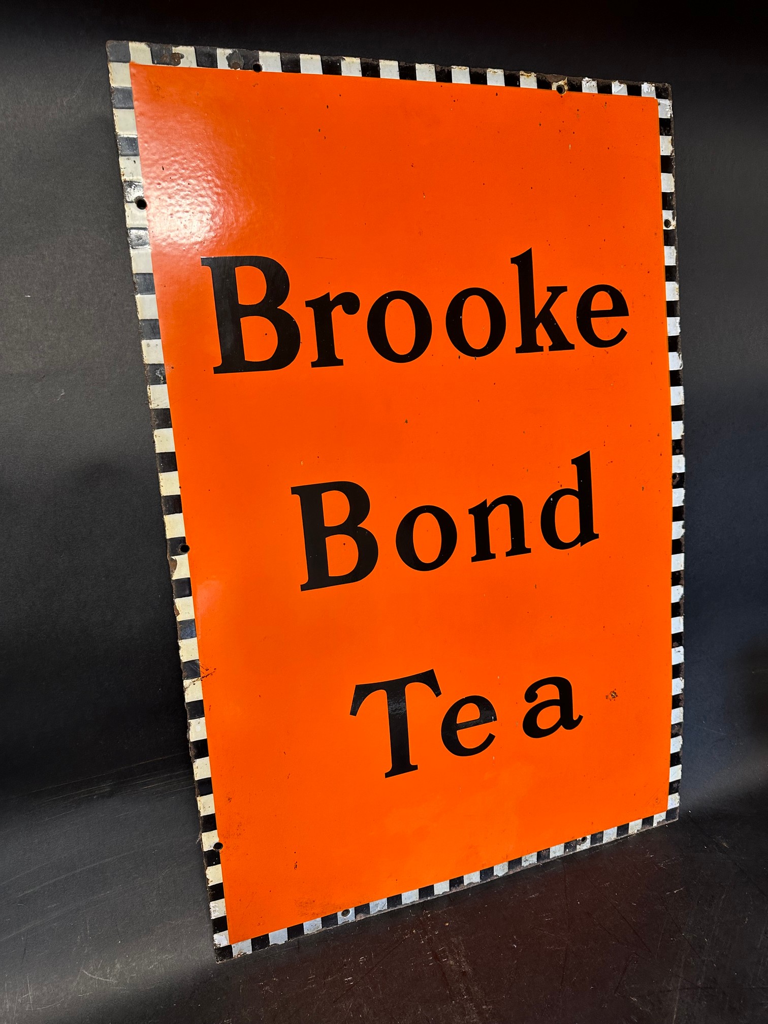 A Brooke Bond Tea enamel advertising sign, 20 x 30".