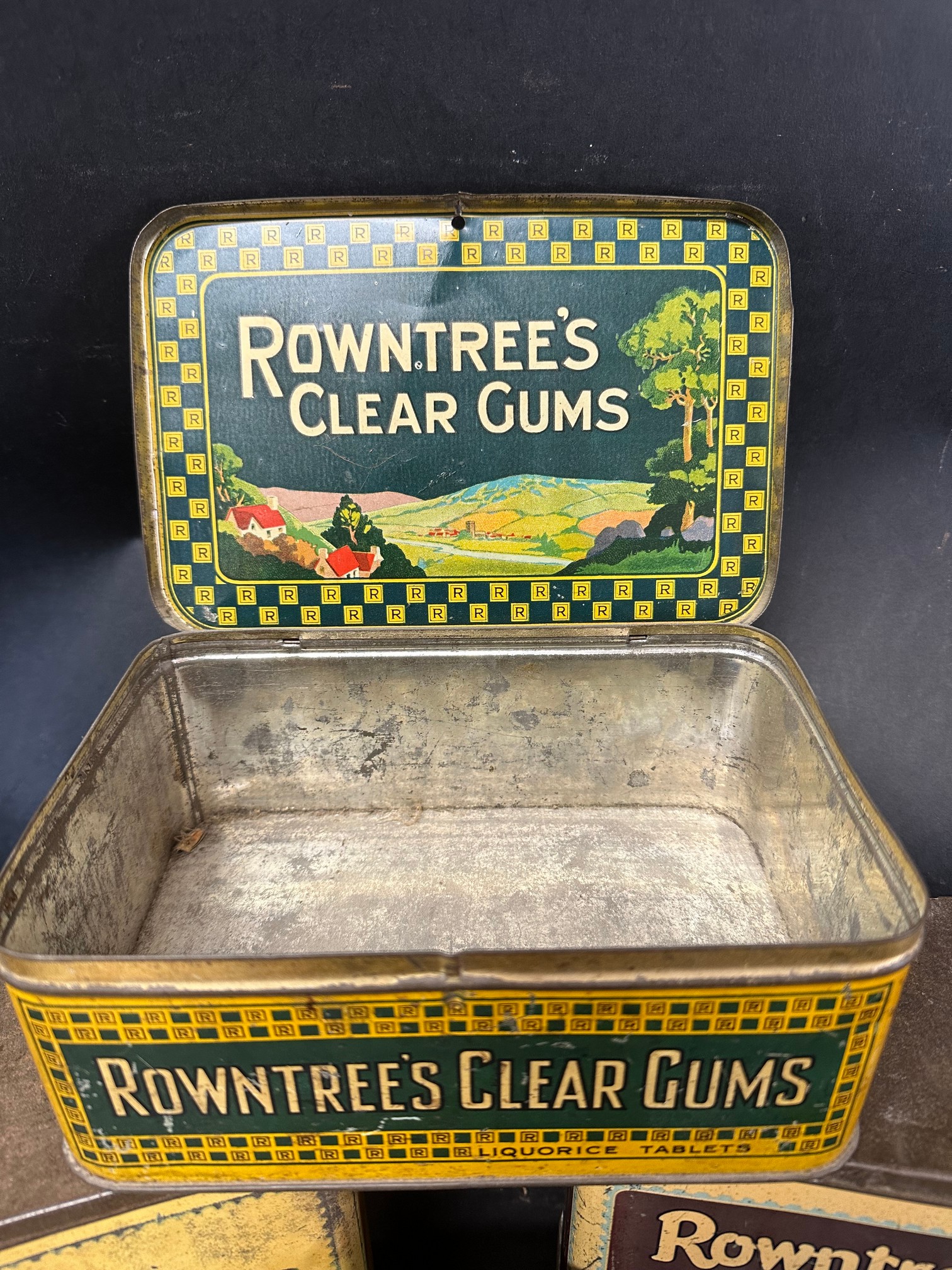Four Rowntree's confectionery tins: three for Rowntree's Toffee and a Clear Gums Liquorice Tablets - Image 2 of 8