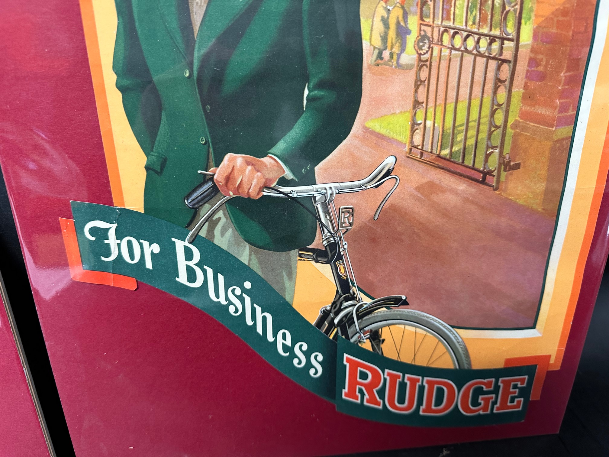 A pair of advertisements for Rudge Bicycles (held loose within film against board for protection), - Image 9 of 9